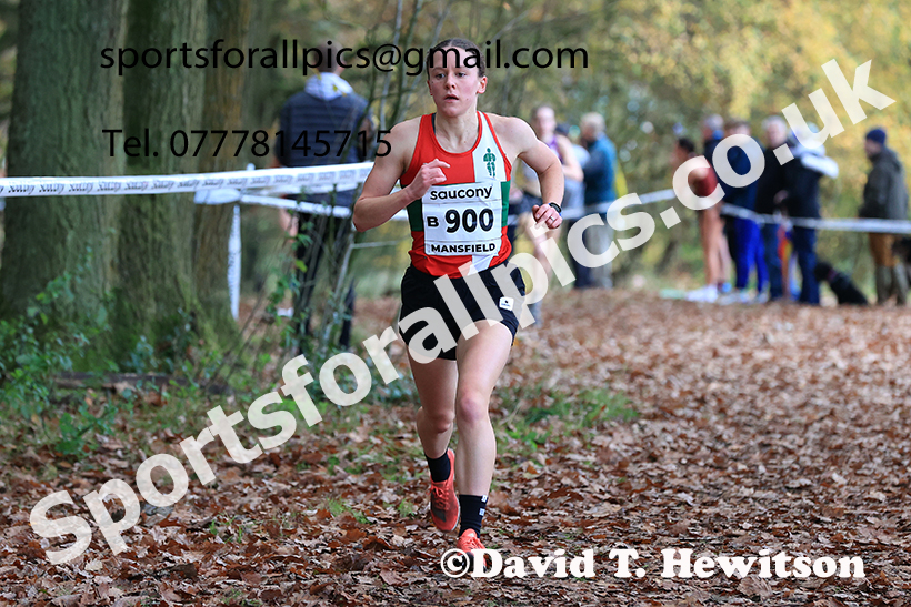 Senior Womens 2024 National Cross Country Relays, Berry Hill Park, Mansfield.   Photo: David T. Hewitson/Sports for All Pics